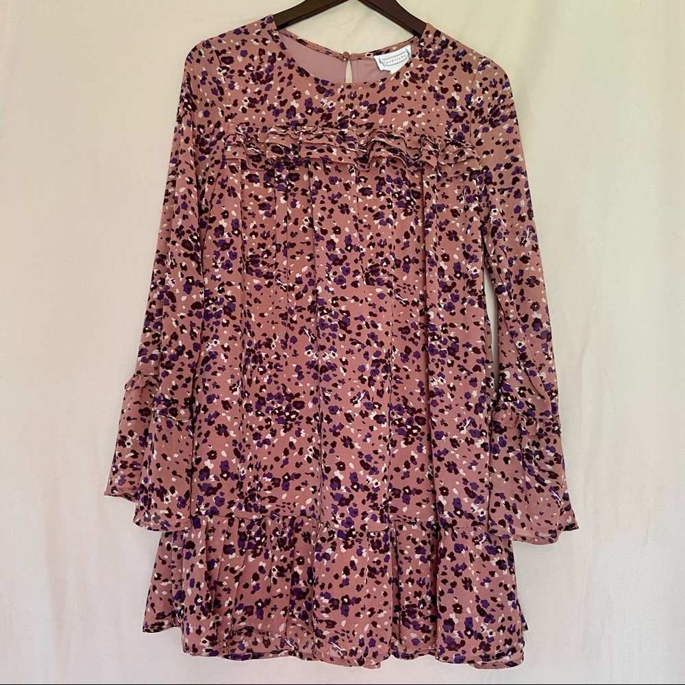 Love Richie Take On The Day Pink Ruffled Dress